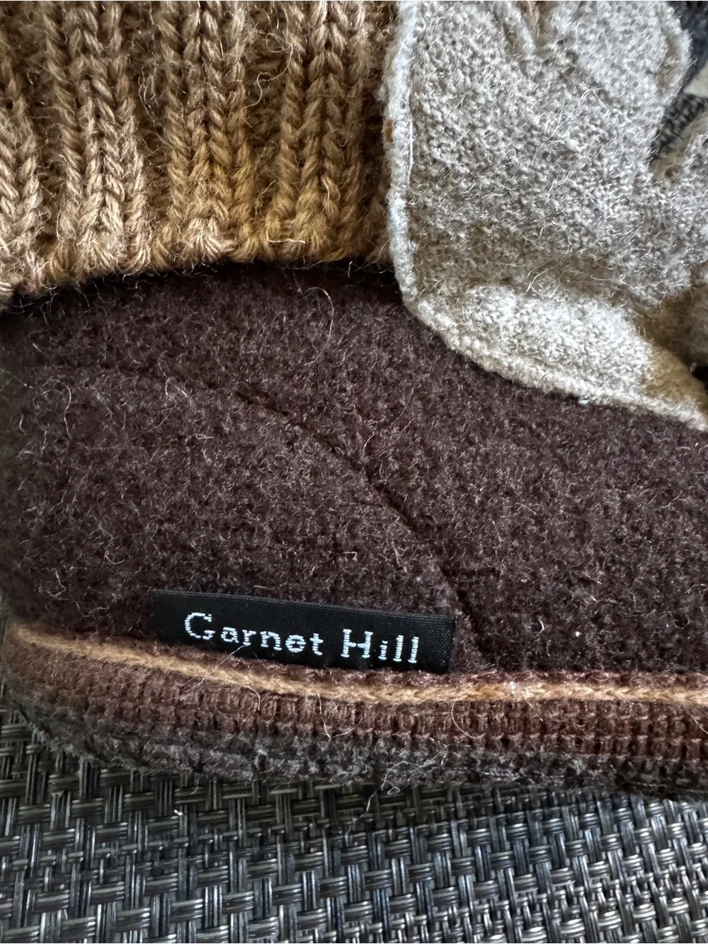 Garnet Hill Toddler Sz 8 Boiled Wool Slipper by Haflinger Moose